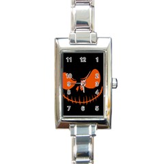 Halloween Rectangle Italian Charm Watch by Valentinaart