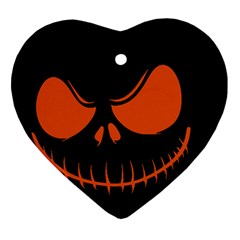 Halloween Heart Ornament (two Sides)