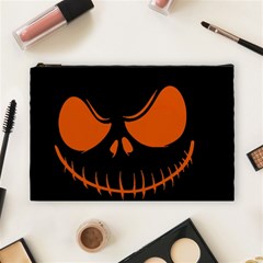 Halloween Cosmetic Bag (large)  by Valentinaart