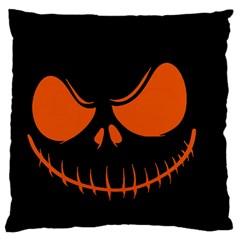 Halloween Large Cushion Case (one Side) by Valentinaart