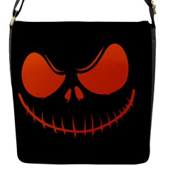 Halloween Flap Messenger Bag (s) by Valentinaart