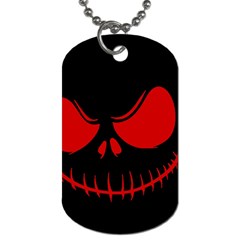 Halloween Dog Tag (one Side) by Valentinaart