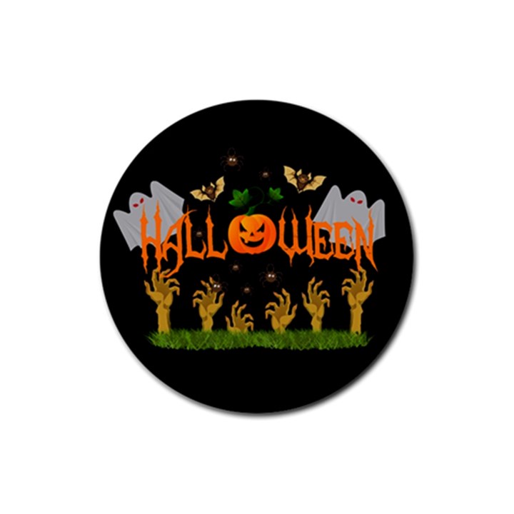 Halloween Rubber Coaster (Round) 