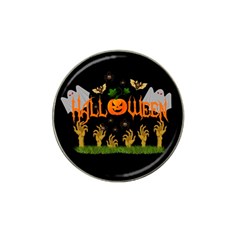 Halloween Hat Clip Ball Marker (4 Pack) by Valentinaart