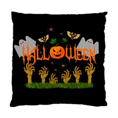 Halloween Standard Cushion Case (two Sides) by Valentinaart