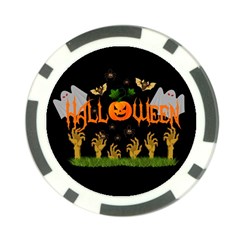 Halloween Poker Chip Card Guard (10 Pack) by Valentinaart