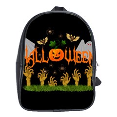 Halloween School Bag (large) by Valentinaart