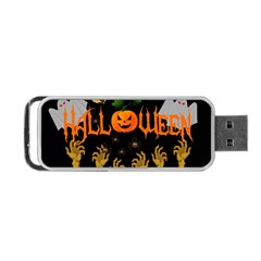 Halloween Portable Usb Flash (two Sides) by Valentinaart