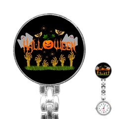 Halloween Stainless Steel Nurses Watch by Valentinaart