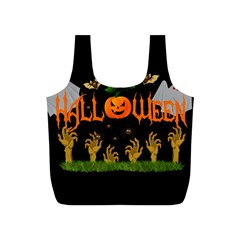 Halloween Full Print Recycle Bags (s)  by Valentinaart