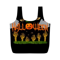 Halloween Full Print Recycle Bags (m)  by Valentinaart