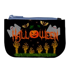 Halloween Large Coin Purse by Valentinaart