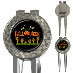 Halloween 3-in-1 Golf Divots by Valentinaart