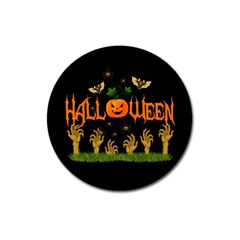 Halloween Magnet 3  (round) by Valentinaart