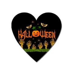 Halloween Heart Magnet by Valentinaart