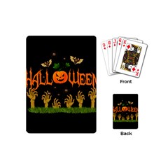 Halloween Playing Cards (mini)  by Valentinaart