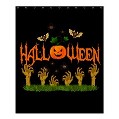 Halloween Shower Curtain 60  X 72  (medium)  by Valentinaart