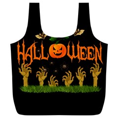 Halloween Full Print Recycle Bags (l)  by Valentinaart