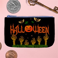 Halloween Large Coin Purse by Valentinaart