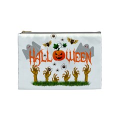 Halloween Cosmetic Bag (medium)  by Valentinaart