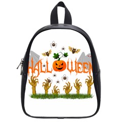 Halloween School Bag (small) by Valentinaart