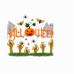 Halloween Small Garden Flag (two Sides) by Valentinaart