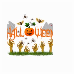 Halloween Large Garden Flag (two Sides) by Valentinaart