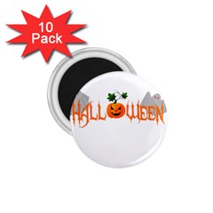 Halloween 1 75  Magnets (10 Pack)  by Valentinaart