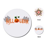 Halloween Playing Cards (Round)  Front