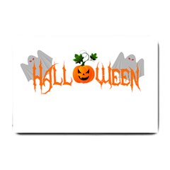 Halloween Small Doormat  by Valentinaart