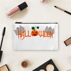 Halloween Cosmetic Bag (small)  by Valentinaart