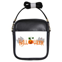 Halloween Girls Sling Bags by Valentinaart