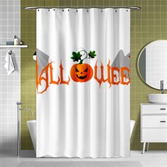 Halloween Shower Curtain 48  X 72  (small)  by Valentinaart