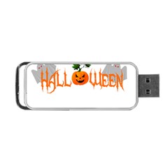 Halloween Portable Usb Flash (one Side) by Valentinaart