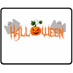 Halloween Double Sided Fleece Blanket (Medium)  58.8 x47.4  Blanket Front