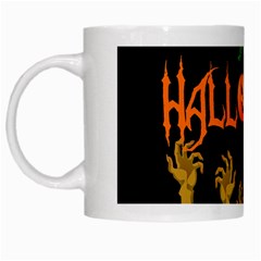 Halloween White Mugs by Valentinaart