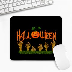 Halloween Large Mousepads by Valentinaart