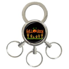 Halloween 3-ring Key Chains by Valentinaart