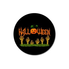 Halloween Magnet 3  (round) by Valentinaart