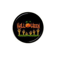 Halloween Hat Clip Ball Marker by Valentinaart