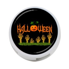 Halloween 4-port Usb Hub (one Side) by Valentinaart