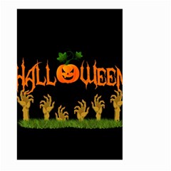 Halloween Large Garden Flag (two Sides) by Valentinaart