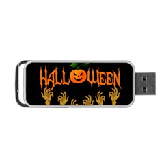 Halloween Portable Usb Flash (one Side) by Valentinaart