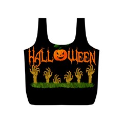 Halloween Full Print Recycle Bags (s)  by Valentinaart