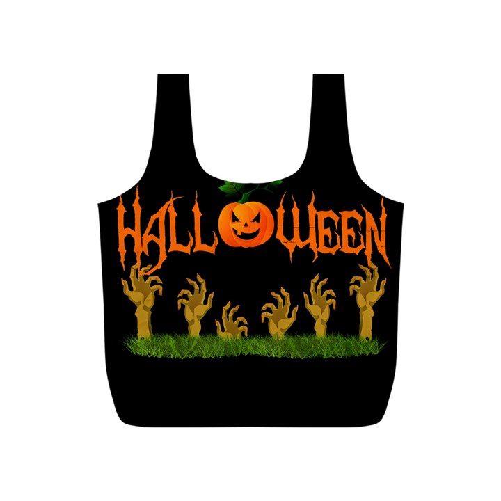 Halloween Full Print Recycle Bags (S) 