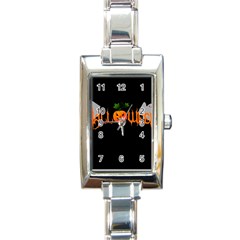 Halloween Rectangle Italian Charm Watch by Valentinaart