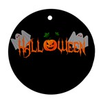 Halloween Round Ornament (Two Sides) Front