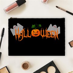 Halloween Cosmetic Bag (large)  by Valentinaart