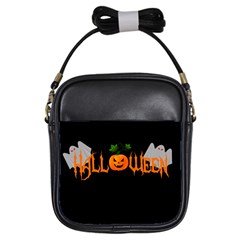 Halloween Girls Sling Bags by Valentinaart