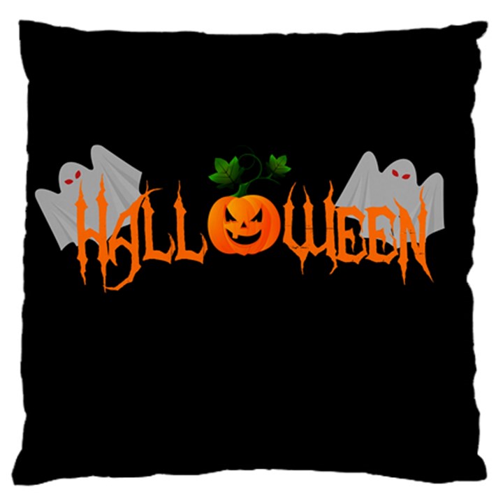 Halloween Large Flano Cushion Case (One Side)